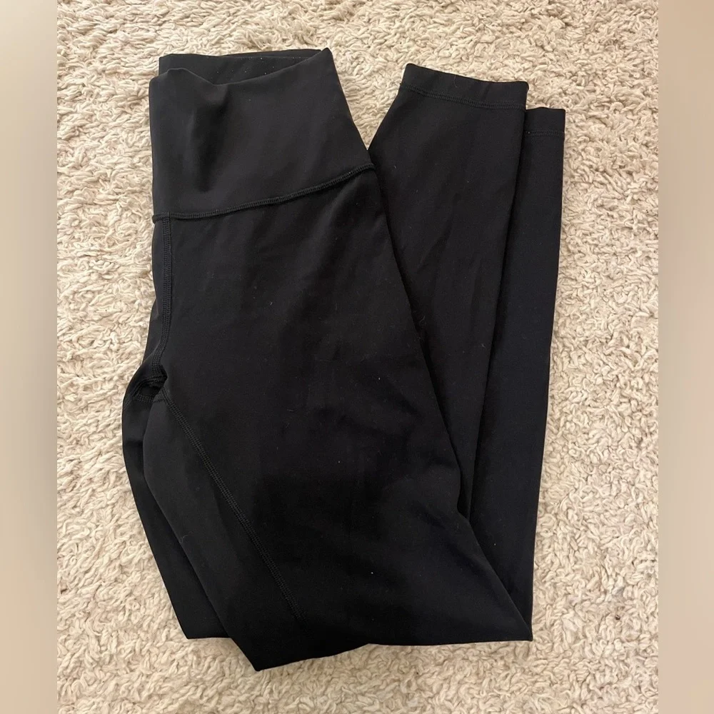 Lululemon Athletica Black High-Rise Leggings - Picture 2 of 3